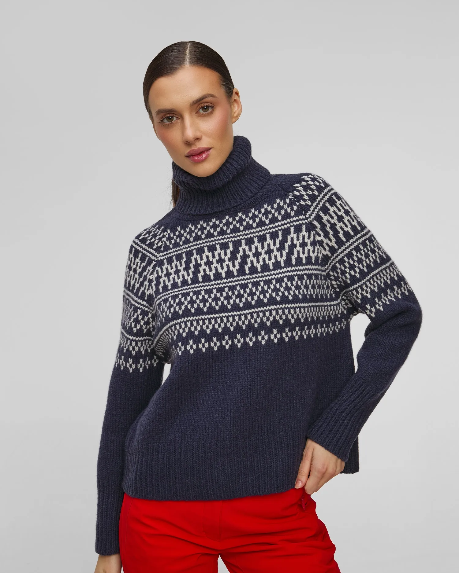 Women's woolen turtleneck We Norwegians Setesdal 2264-60