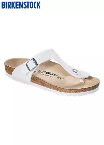 Women’s White Gizeh Sandals by Birkenstock | Look Again