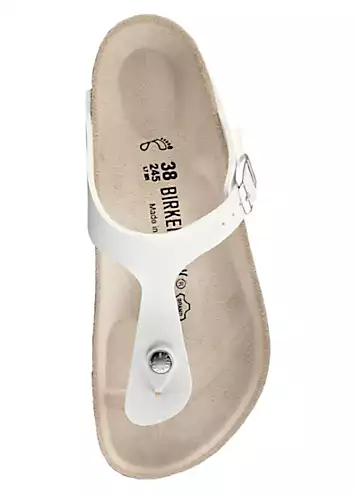 Women’s White Gizeh Sandals by Birkenstock | Look Again