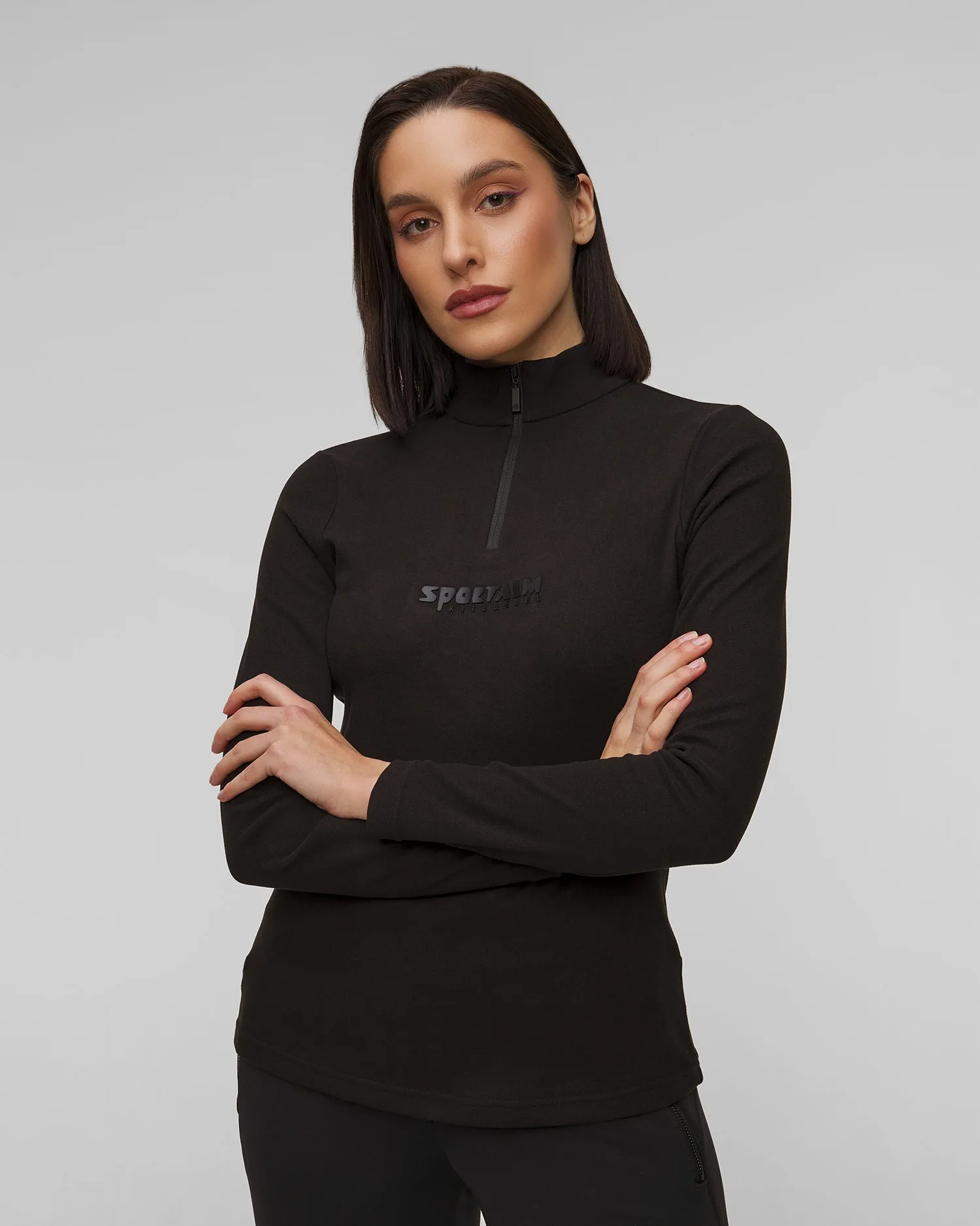 Women’s black ski turtleneck Sportalm 1823014721-5900