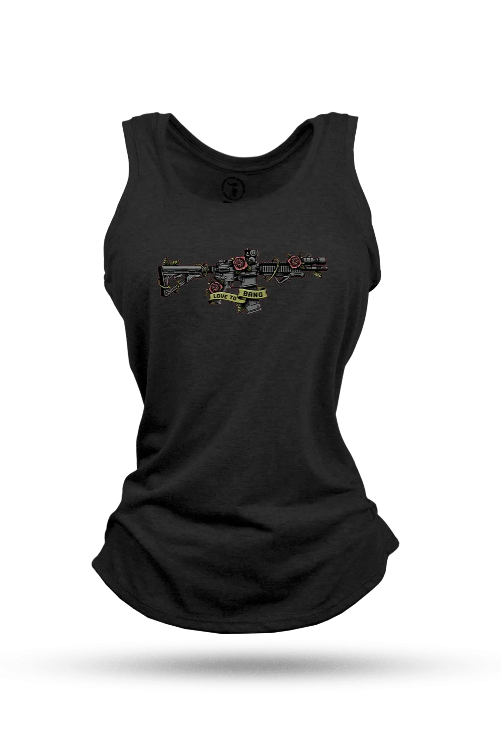 Women's Racerback Tank - Love to Bang