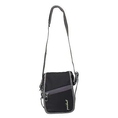 WP 03 Black Waist Pouch / Messenger Bag / Travel Accessory by President Bags