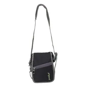 WP 03 Black Waist Pouch / Messenger Bag / Travel Accessory by President Bags