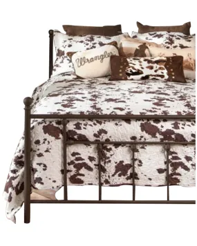 Wrangler Cowhide Quilt Set - Twin